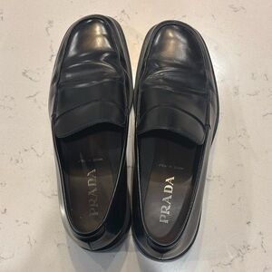 Prada Men's Classic Black Loafers